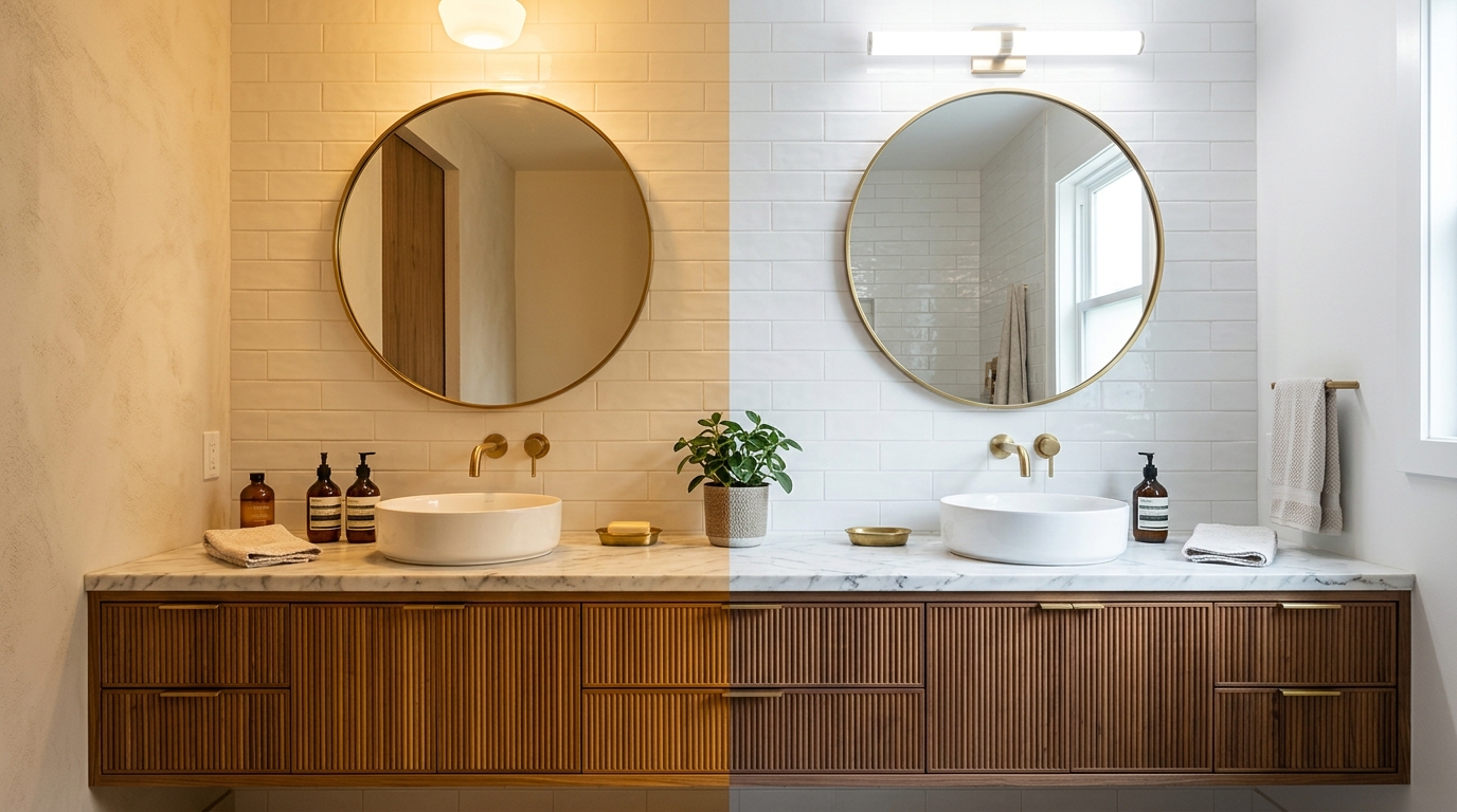 Framing Aesthetics: Matte Black vs Frameless LED Mirrors in 2026