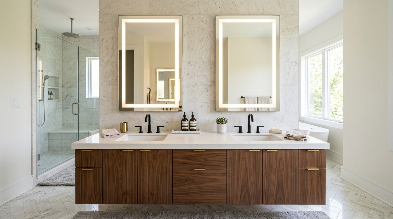 What Size Mirror for a 60-Inch Double Vanity? The Ultimate Buying Guide