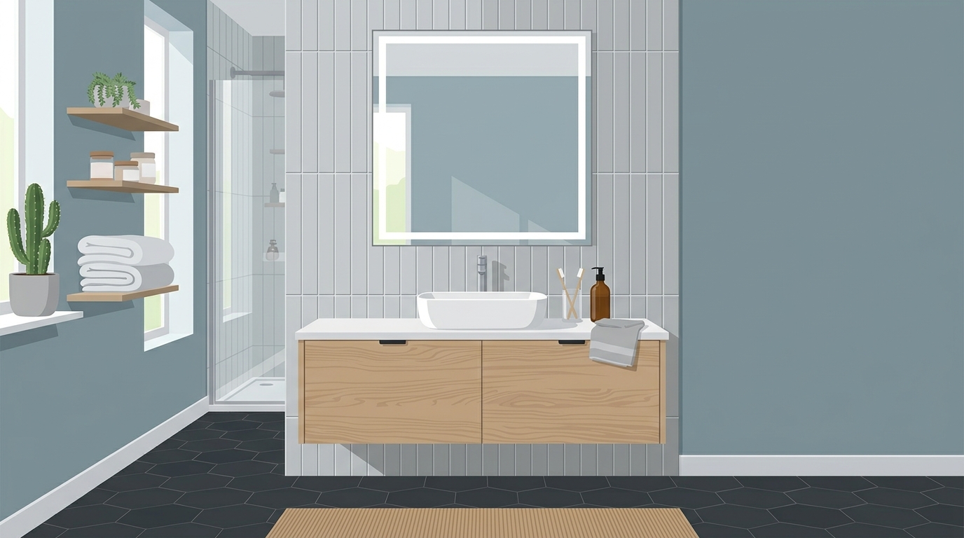 30x36 vs 36x36 LED Mirror: Proportions for Standard Single Vanities