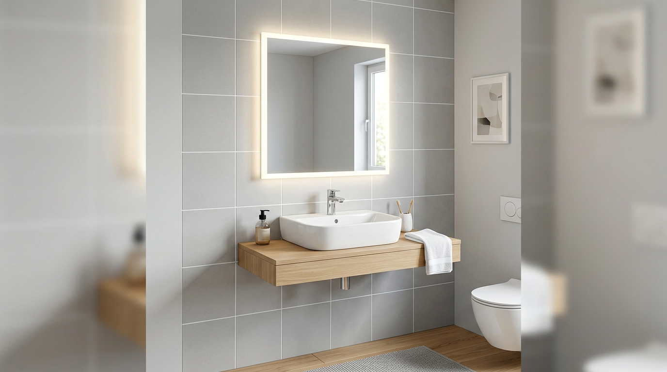 40x24 Horizontal LED Mirrors: The Ultimate Compact Wide-View